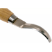 Couteau à sculpter Mora 163 double tranchant 13445 lame inox 7,4cm manche bouleau + étui