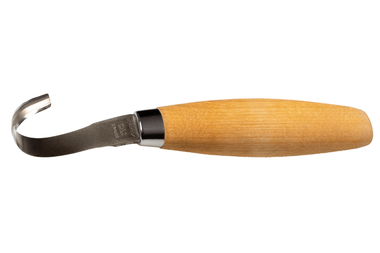 Couteau à sculpter Mora 162 double tranchant 13446 lame inox 5,5cm manche bouleau
