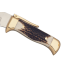 Couteau pliant Muela 9236 lame en inox 20cm manche en bois de cerf + étui en cuir