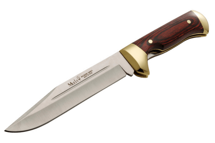 Couteau Muela 9326 pliant lame en inox 18cm manche en stamina + étui en cuir