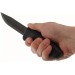 Couteau Mora Bushcraft 10791 lame noire carbone 10,9cm manche caoutchouc noir + étui