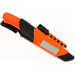 Couteau Mora Bushcraft Survival 12051 lame inox 10,9cm manche caoutchouc orange avec allume feu + étui