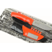 Couteau Mora Bushcraft Survival 12051 lame inox 10,9cm manche caoutchouc orange avec allume feu + étui