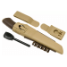 Couteau Mora Bushcraft Survival 13033 lame inox 10,9cm manche caoutchouc marron avec allume feu + étui