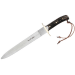 Couteau Muela Bowie 9269 lame en inox 26cm manche en bois de cerf + étui en cuir