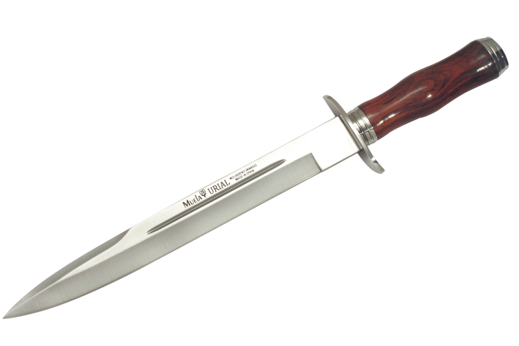 Couteau Muela Urial 9284 lame en inox 26cm manche en cocobolo +&eacute;tui en cuir
