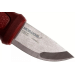 Couteau de poche Mora Eldris 12630 lame inox 5,9cm manche caoutchouc rouge avec allume feu + étui