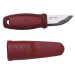 Couteau de poche Mora Eldris 12648 lame inox 5,9cm manche caoutchouc rouge + étui