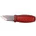 Couteau de poche Mora Eldris 12648 lame inox 5,9cm manche caoutchouc rouge + étui