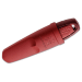 Couteau de poche Mora Eldris 12648 lame inox 5,9cm manche caoutchouc rouge + étui