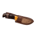 Couteau Muela Kudu 9278 série limitée lame 10cm manche en bois de granadillo et d'asteropeia + étui en cuir