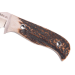 Couteau Muela Mustang 9333 lame en inox manche en bois de Cerf + étui en cuir