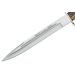 Couteau Muela Alcaraz 9214 lame en inox 26cm manche en bois de Cerf + étui en cuir