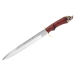 Couteau Muela Alcaraz 9296 lame en inox 26cm manche en bois de stamina + étui en cuir