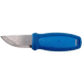 Couteau de poche Mora Eldris 12649 lame inox 5,9cm manche caoutchouc bleu + étui