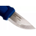 Couteau de poche Mora Eldris 12649 lame inox 5,9cm manche caoutchouc bleu + étui