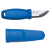 Couteau de poche Mora Eldris 12649 lame inox 5,9cm manche caoutchouc bleu + étui