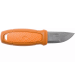 Couteau de poche Mora Eldris 13501 lame inox 5,9cm manche caoutchouc burnt orange + étui