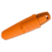 Couteau de poche Mora Eldris 13501 lame inox 5,9cm manche caoutchouc burnt orange + étui