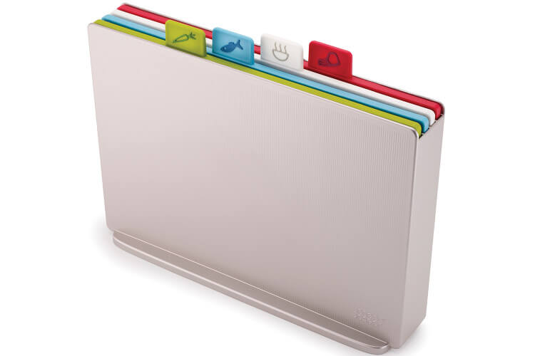Set de 4 planches à découper hygiéniques Joseph Joseph Index 34x24cm