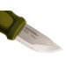 Petit couteau Mora Eldris 12633 lame inox 5,9cm manche caoutchouc vert + allume-feu + étui