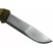 Couteau Mora 2000 10629 lame inox 10,9cm manche caoutchouc vert + étui