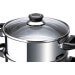 Couscoussier Beka Polo 24cm en acier inoxydable 18/10 avec couvercle en verre