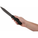 Couteau Mora Pathfinder Noir 12355 lame carbone 17,2cm manche polypropylène noir + étui