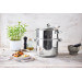 Couscoussier Beka Chambord en acier inoxydable avec couvercle - 11 ou 15L