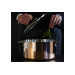 Faitout en cuivre inox 24cm Baumalu B'Chef avec couvercle en inox