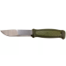 Couteau Mora Kansbol Multi-Mount 12645 lame inox 10,9cm manche caoutchouc vert + étui