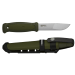Couteau Mora Kansbol Multi-Mount 12645 lame inox 10,9cm manche caoutchouc vert + étui