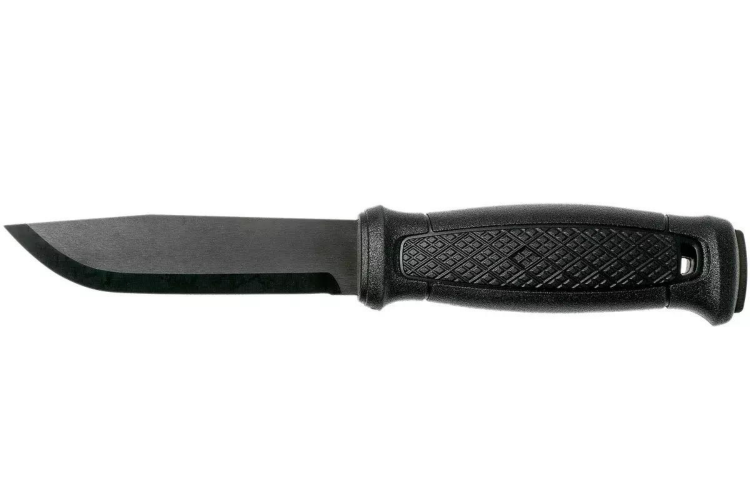 Couteau Mora Garberg Multi-Mount 13147 lame carbone 10,9cm manche polyamide noir + &eacute;tui