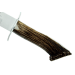 Couteau Muela Alcaraz 9314 lame en inox 19cm manche en bois de cerf + étui en cuir
