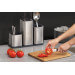 Organisateur plan de travail en inox Joseph Joseph Counterstore 100 avec planche à découper en bois