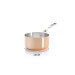 Casserole en cuivre inox De Buyer Prima Matera poignée en fonte d'inox compatible induction