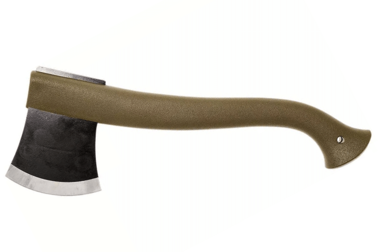 Hache Mora Lightweight Axe 1.1991 manche polypropylène kaki 22cm + étui