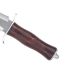 Couteau Muela Sanglier 9253 lame en inox 24cm manche en stamina wood + étui en cuir