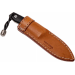 Couteau LionSteel M1.GBK lame 7,5cm manche en G10 noir + étui en cuir