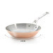 Poêle ronde en cuivre inox De Buyer Prima Matera poignée en fonte d'inox compatible induction