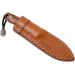 Couteau LionSteel M1.ST lame 7,5cm manche en bois de santos + étui en cuir