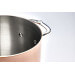 Marmite en cuivre inox 20cm De Buyer Prima Matera compatible induction anses en inox avec couvercle