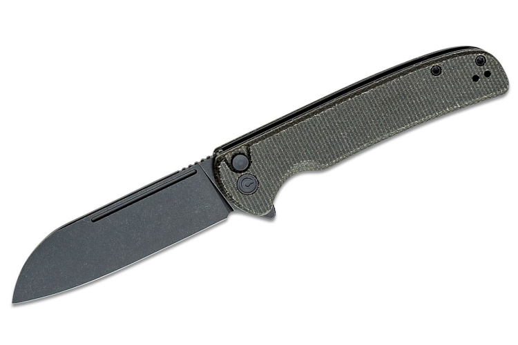Couteau pliant CIVIVI Chevalier C200222 manche en micarta vert et noir 11,2cm