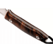 Couteau LionSteel M1.WN lame 7,5cm manche en bois de noyer + étui en cuir