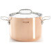 Braisière en cuivre inox 24cm De Buyer Prima Matera compatible induction avec couvercle