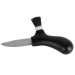 Couteau à champignons Mora Karl-Johan 10906 lame inox 6,2cm manche polypropylène noir + étui