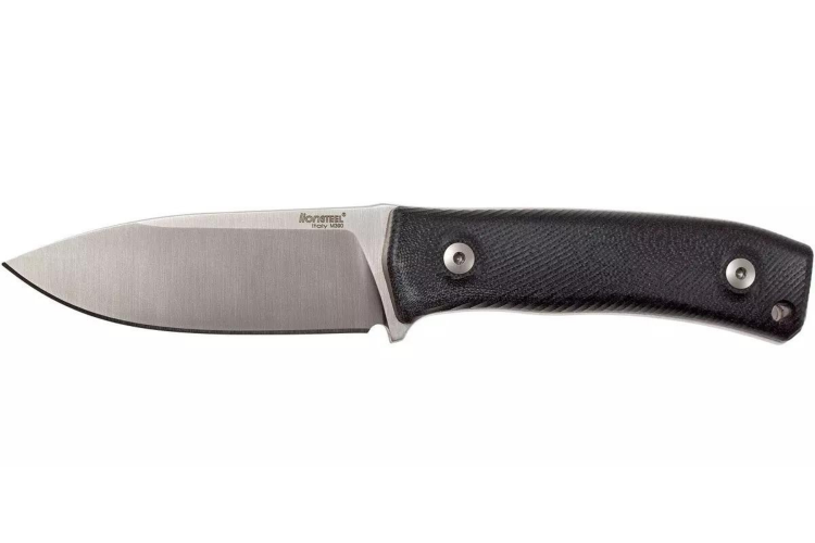 Couteau LionSteel M4.G10 lame 9,5cm manche en G10 + &eacute;tui en cuir