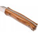 Couteau LionSteel M4.ST lame 9,5cm manche en bois de santal + étui en cuir