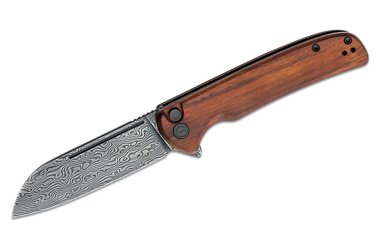 Couteau pliant CIVIVI Chevalier C20022DS1 lame damass&eacute;e et manche bubinga 11,2cm
