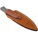 Couteau LionSteel B40.CVG lame 10,3cm manche en micarta vert gaine + étui en cuir